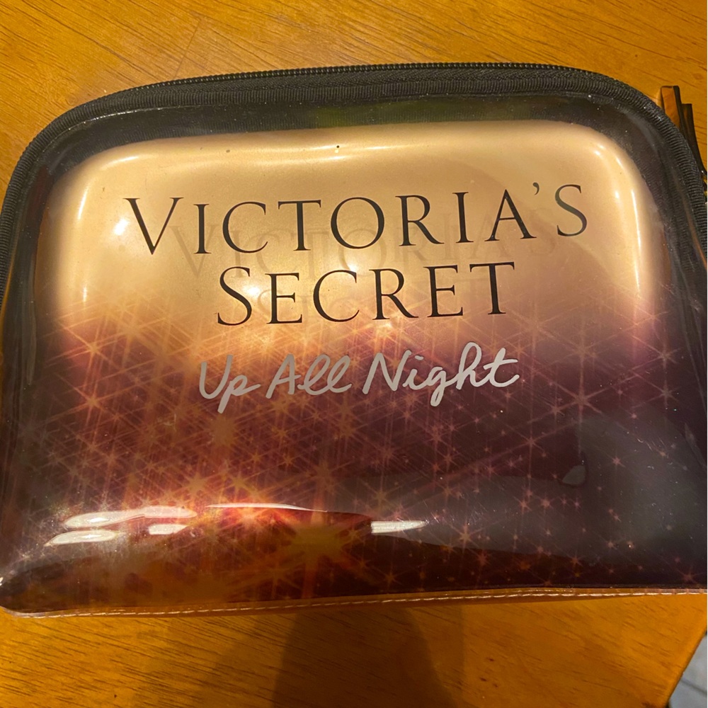 Victoria’s Secret Gold Makeup Bag